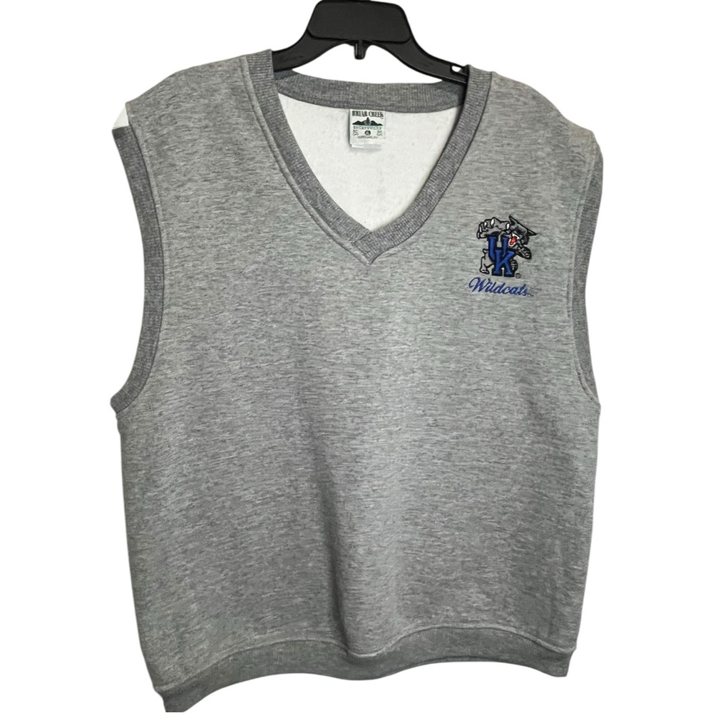 Gray V-Neck Wildcats Sweater Vest